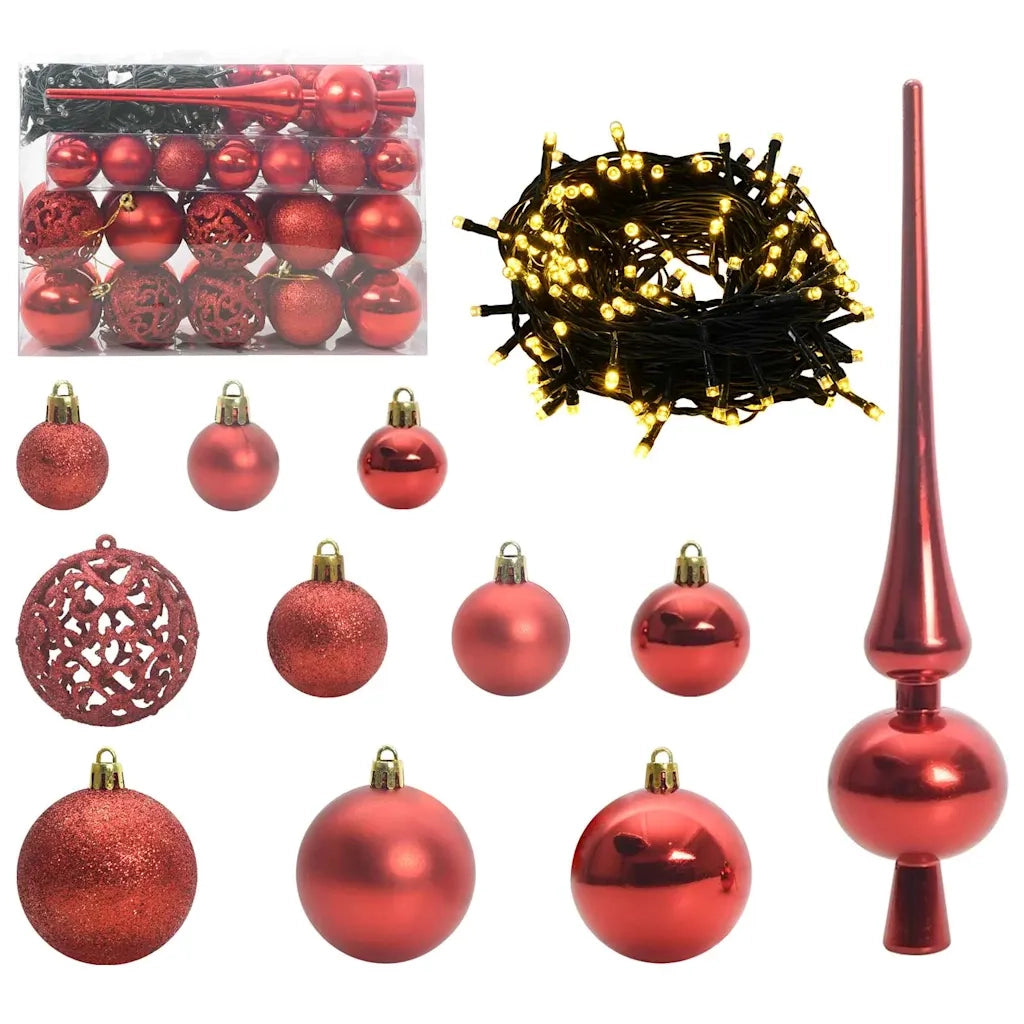 Albero di Natale artificiale con 150 LED Verde 120 cm PE e PVC 3397757