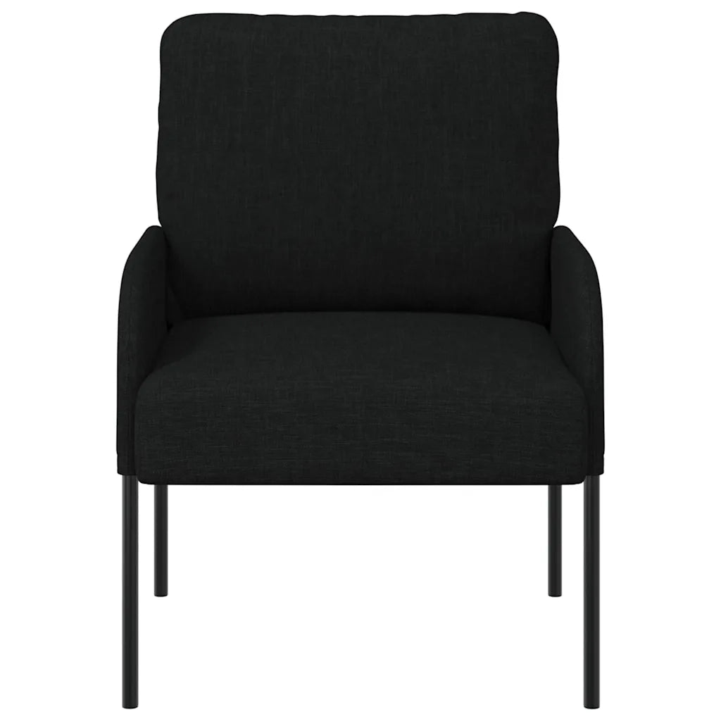 Divano | Divano da soggiorno | Sofa con cuscino 55cm Nero Legno compensato