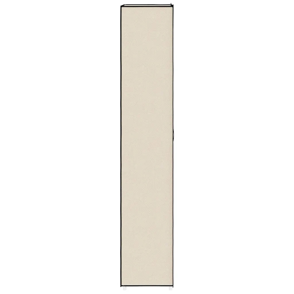 Scarpiera | Mobile per scarpe Crema 60x30x166 cm Tessuto