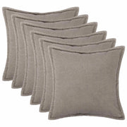 Federa 6 pcs HOUTEN Grigio Chiaro 55 x 55 cm Bouclé 920440