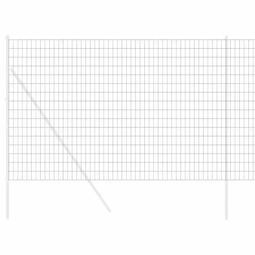 Recinzione Euro Grigio 1,5 x 10 m Ferro rivestito in PVC 42004496