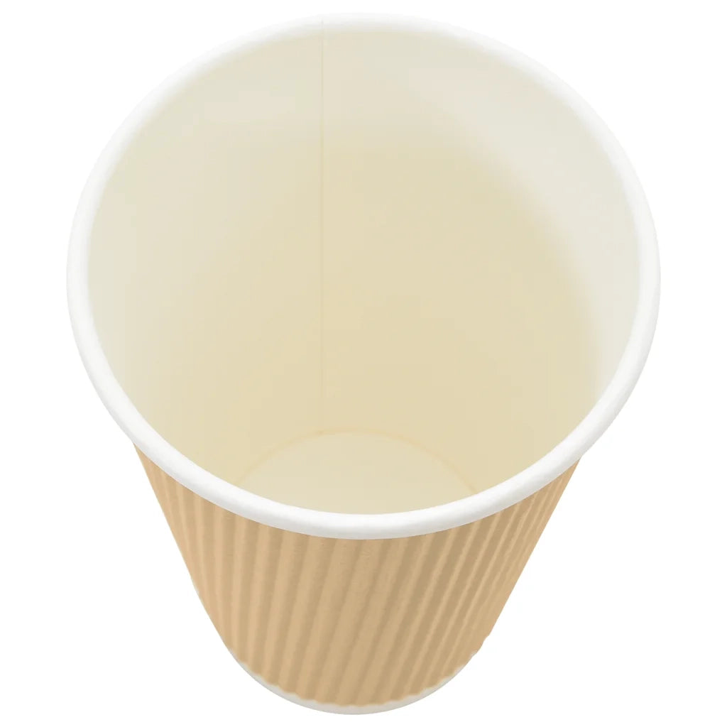 Bicchieri da Caffè in Carta 500 pz 16oz 400ml Marrone 4102801