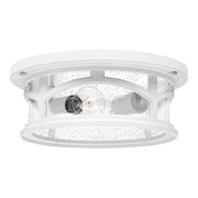Plafoniera esterna Quoizel Marblehead bianca E27 IP44