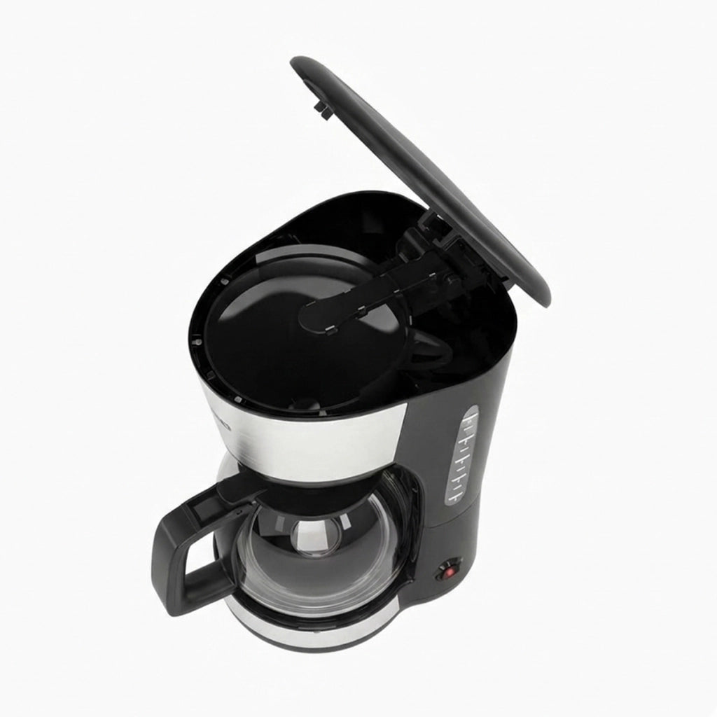 Macchina da Caffè Familiare 10 Tazze 1,25 L con Spegnimento Automatico 1000W Nero Butler