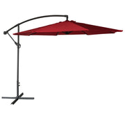 OAHUOmbrello offset rotondo 3,50m diametro rosso