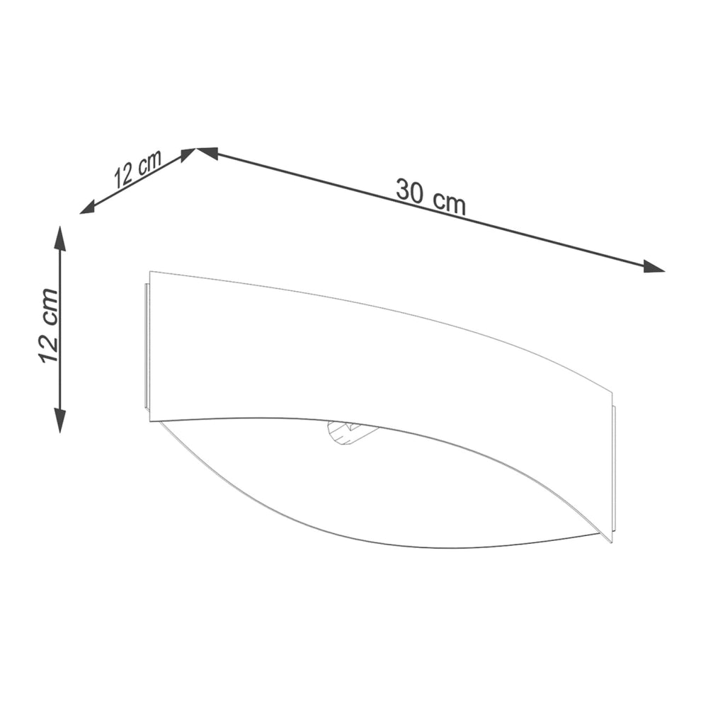 Applique parete geometrica bianca BENITO G9 8W Pure Lume
