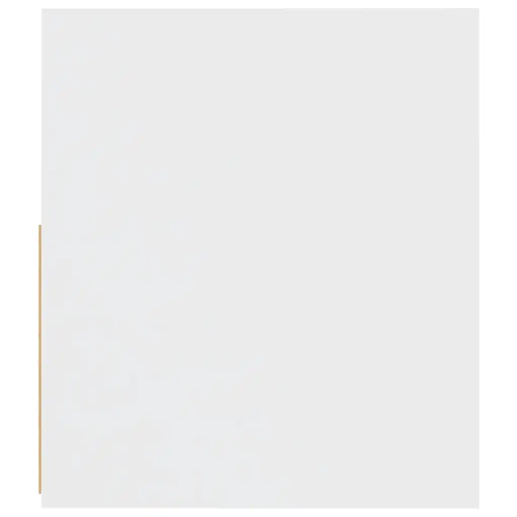 Comodini 2 pz con LED-Set di 2 Tavolino da notte Bianchi 60x35x40 cm
