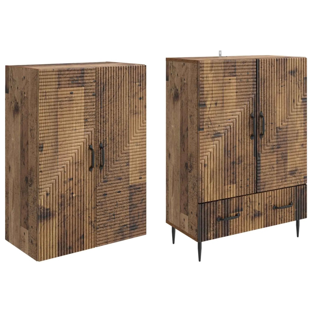 Set di armadi 2 pcs 66 x 34,5 x 95 cm Legno ingegnerizzato 3416617