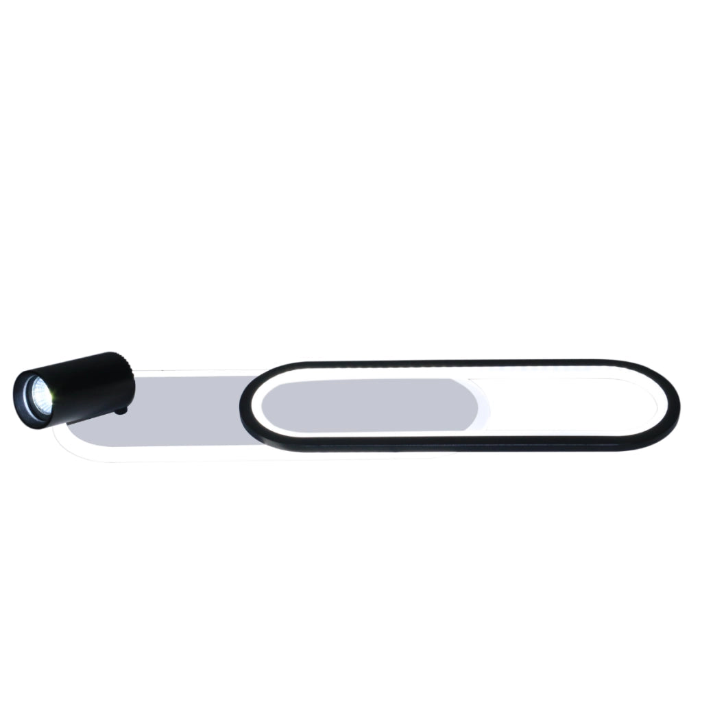 Plafoniera spot moderna nera GU10+LED CCT Parma Light Prestige