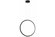 Lampada a sospensione LED Ragi anello nero Ø43 24W Reality