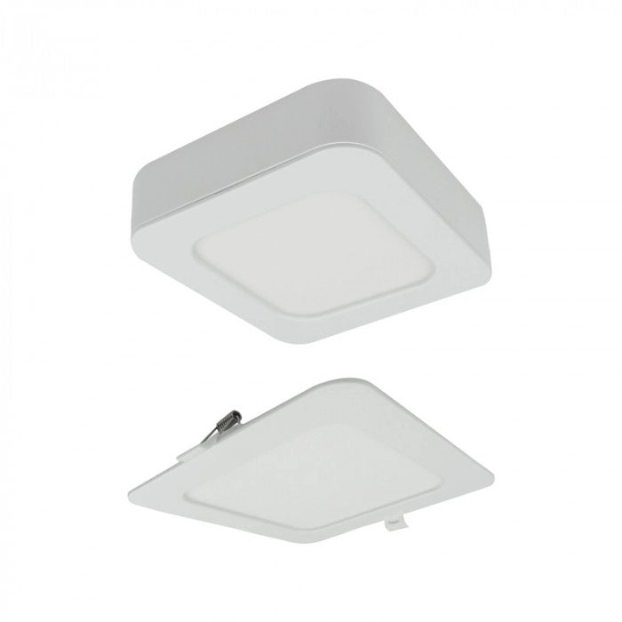 Downlight LED 6W quadrata CCT 2in1 bianca Ecolight