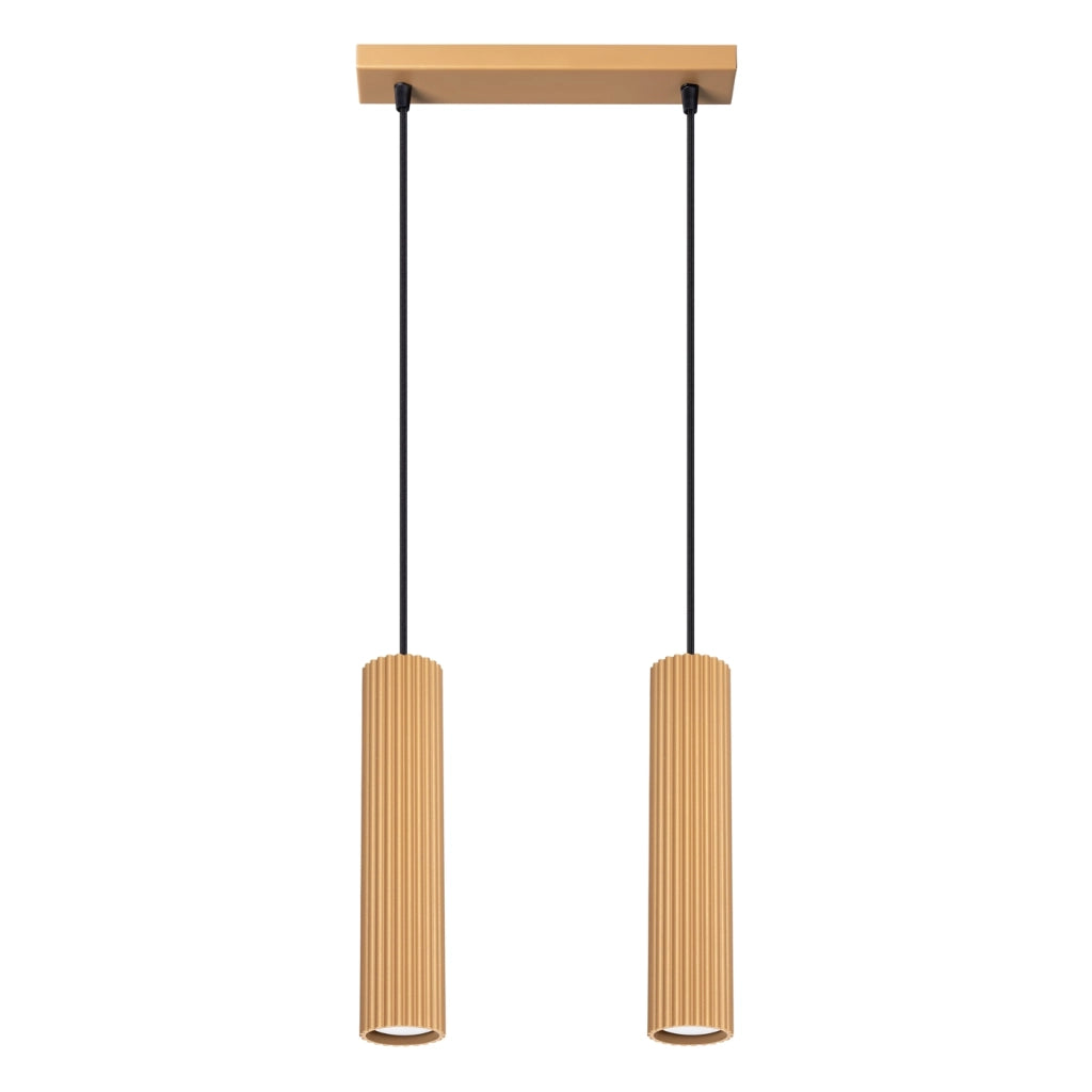 Lampada a sospensione KARBON 2 oro