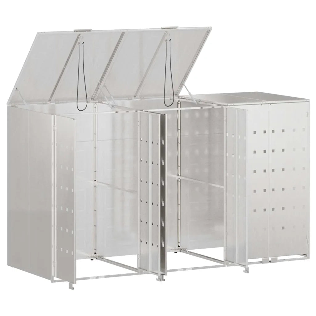 Contenitore per Rifiuti per 3 Bidoni 340 x 77.5 x 115.5 cm 3394789