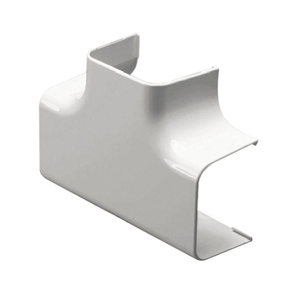 CURVA A T RIDOTTA PER CONDIZIONAMENTO IN PVC - 90XH65 MM  - GIS