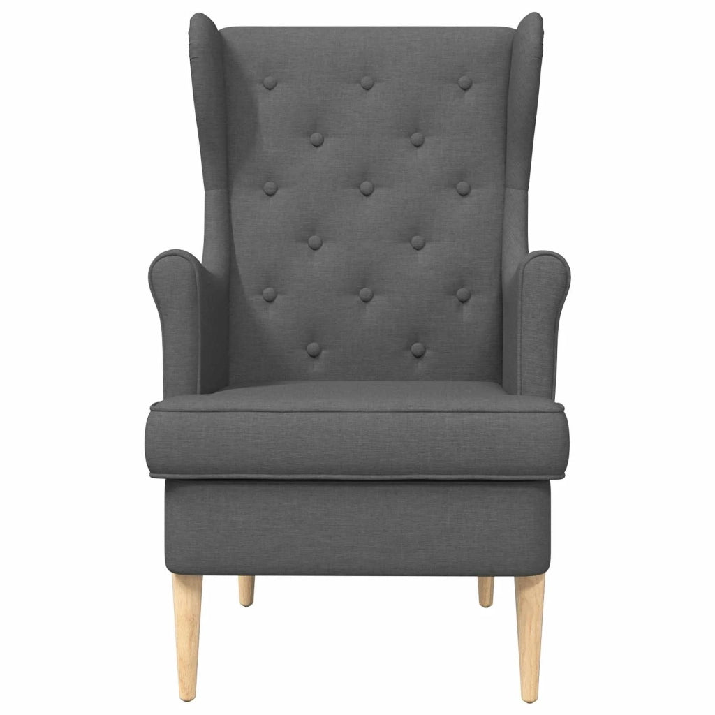 Poltrona Grigio Scuro Tessuto 42029919