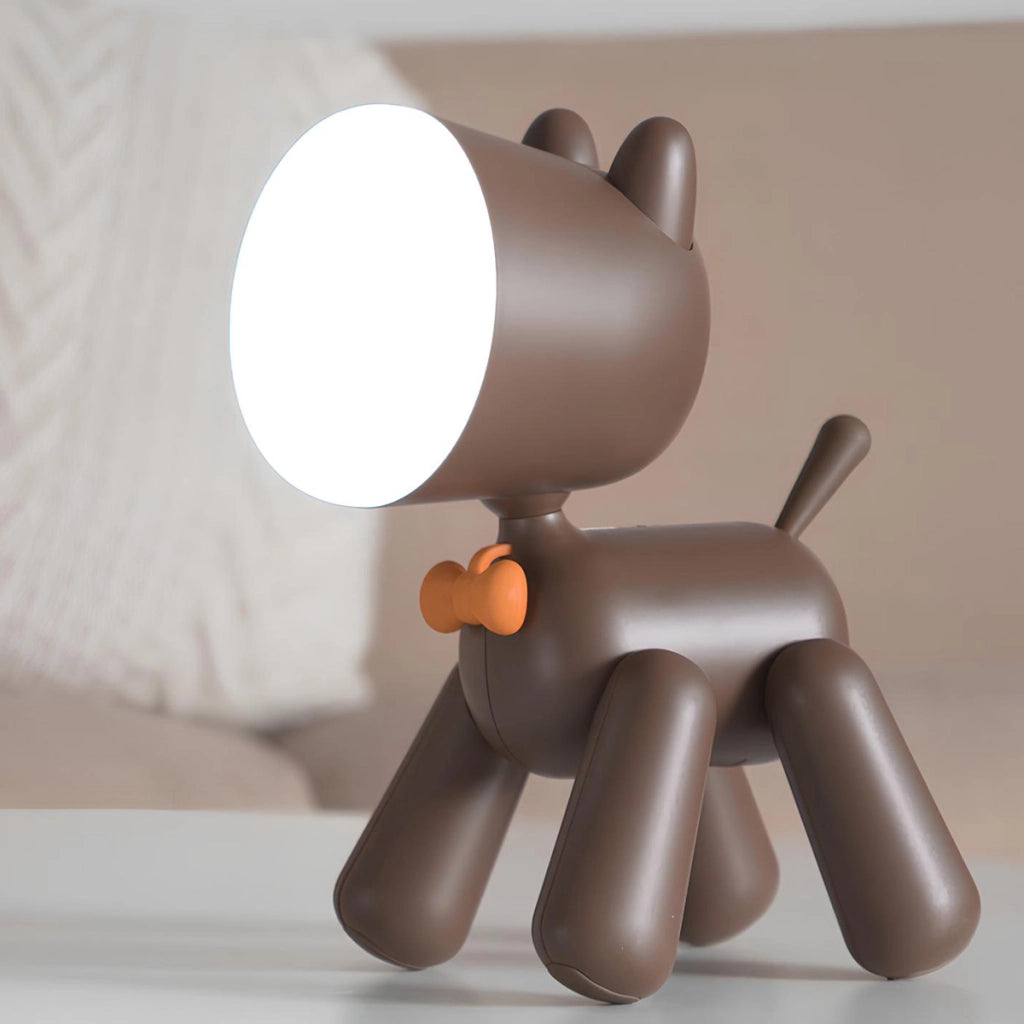 Luce notturna per bambini modello Dog Art Marrone TechKidz