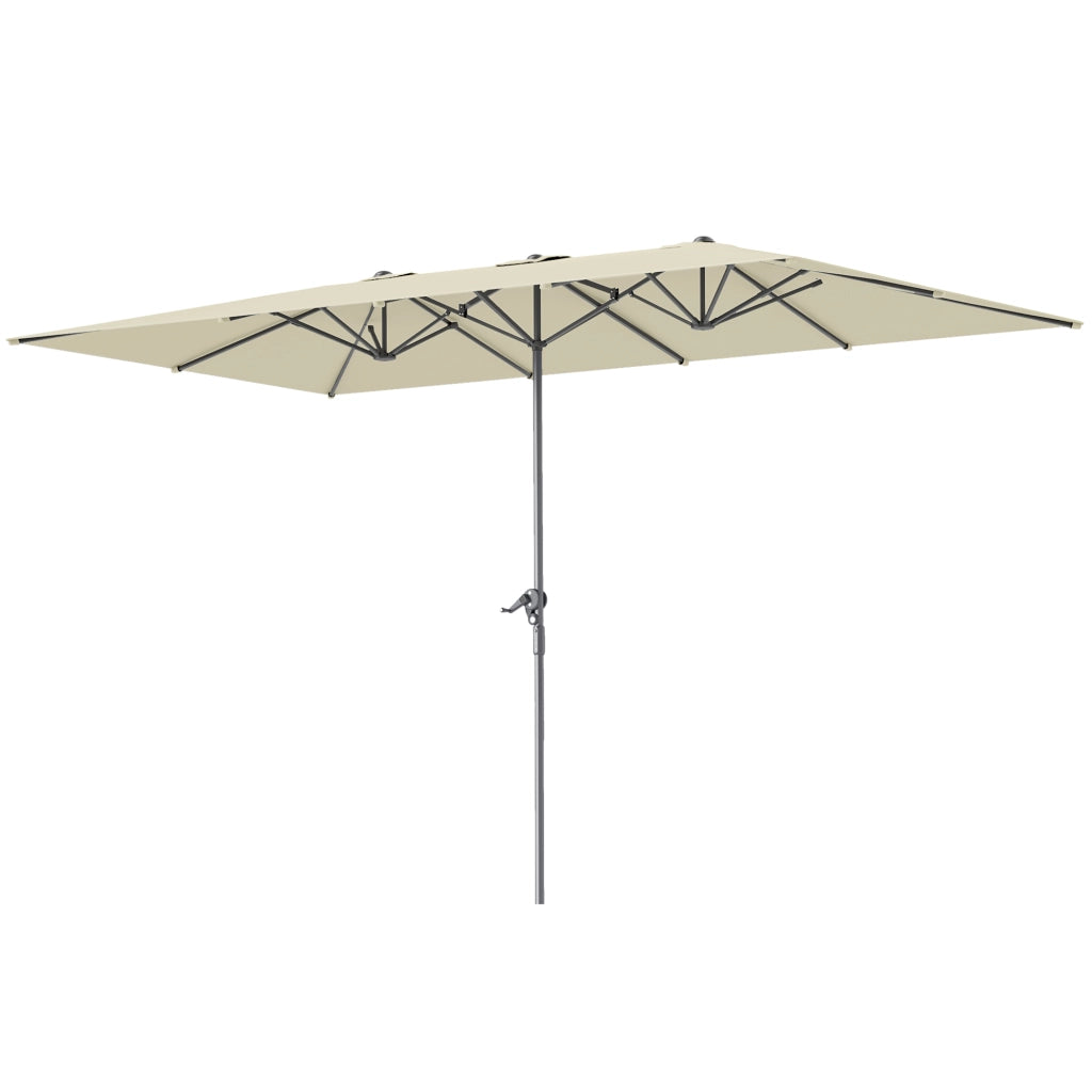 Ombrellone da Giardino ¨C Zephmum ¨C Beige 4.5x2.6 m
