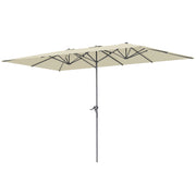 Ombrellone da Giardino ¨C Zephmum ¨C Beige 4.5x2.6 m