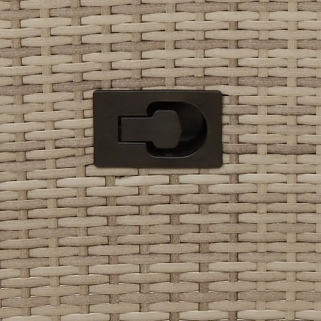Set da Bistrò 3 pz con Cuscini Beige in Polyrattan 365655