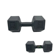 Manubrio Attrezzo Peso per Palestra Nero 6 Kg