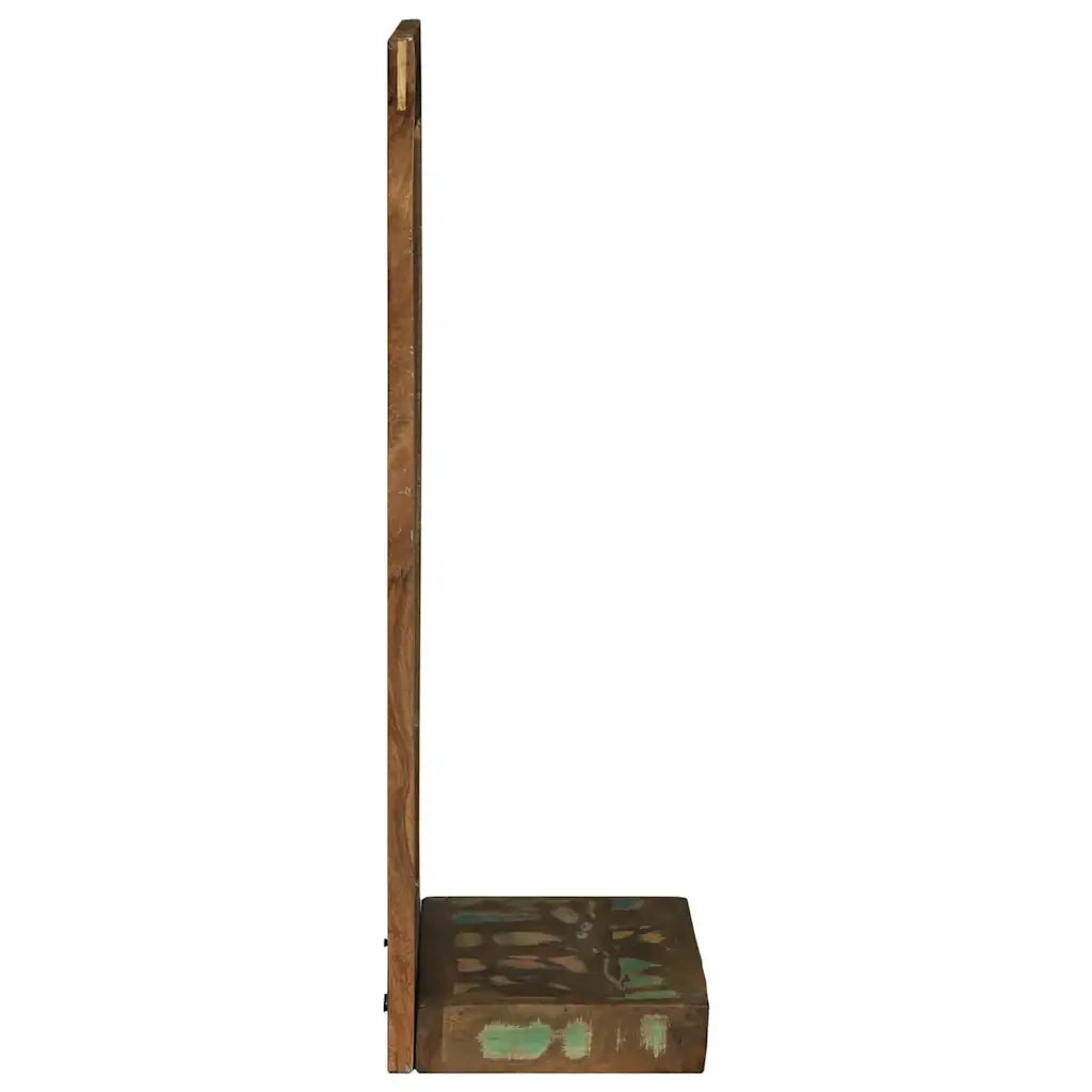 Specchio da Bagno | Specchio decorativo Marrone Legno Recuperato Massello