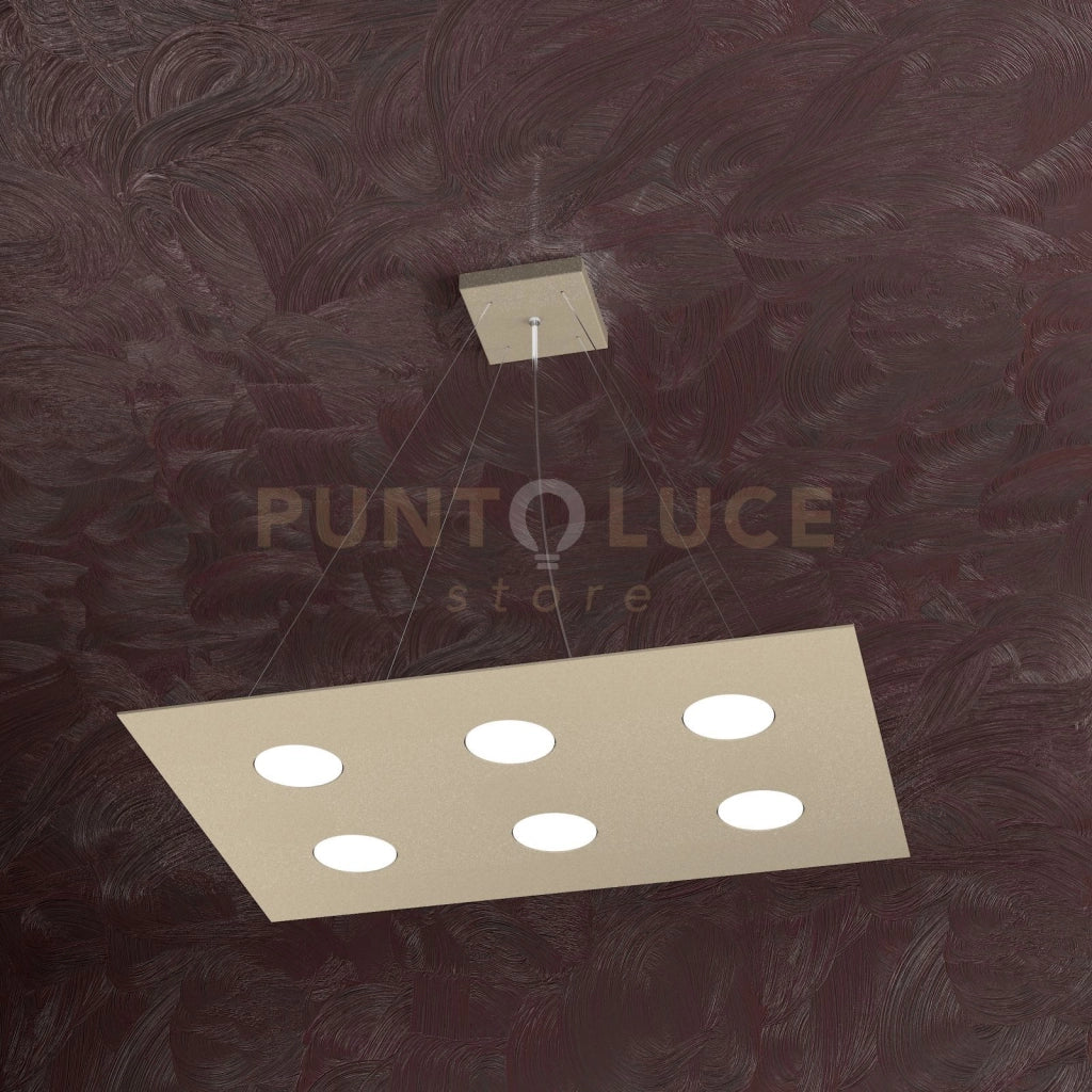 AREA SOSPENSIONE 6 LUCI SABBIA 1127-S6 R-SA