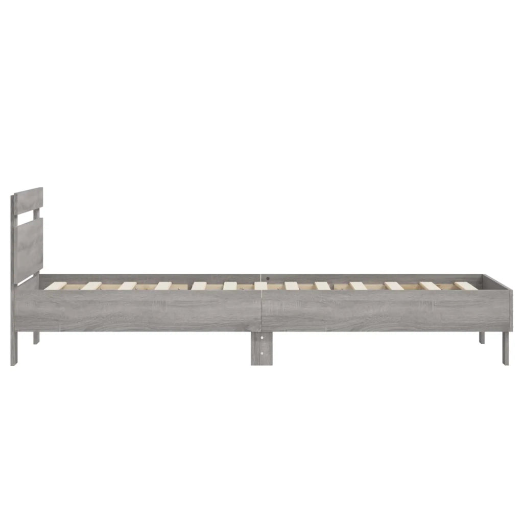 Struttura del letto Sonoma grigio Legno ingegnerizzato 8009019