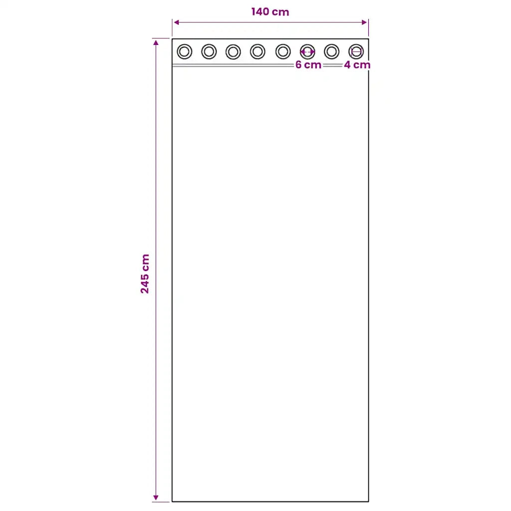 Tende in Voile con Occhielli 2 pz Sabbia