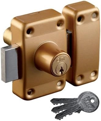 City – Serratura di sicurezza o surete city 26 colori ottone numero stock 2 – Type.2 ingressi – Cyl. ext. mm.45 –