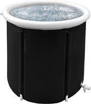 Bagno con Ghiaccio - Idromassaggio - Vasca Idromassaggio - Nero - 80x80cm