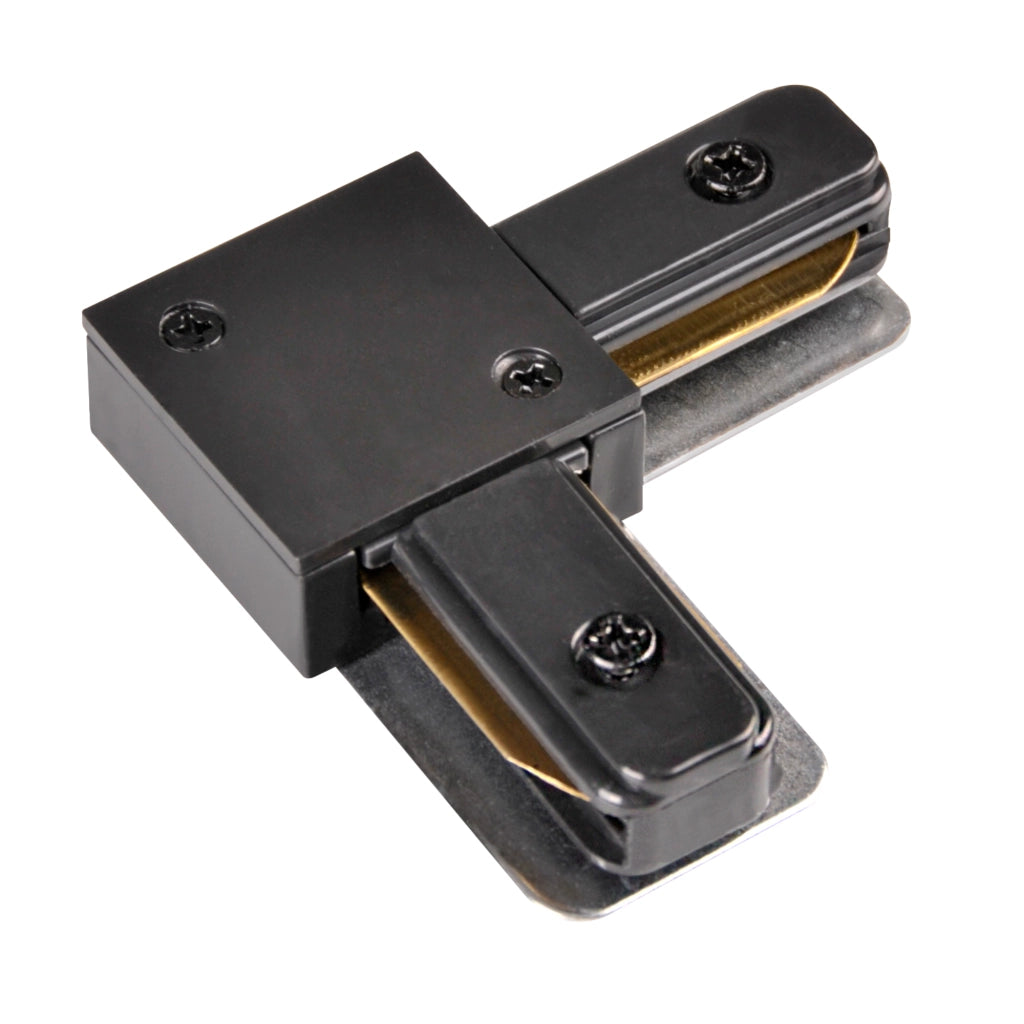 Connettore angolare nero per binario Polux 321879 IP20