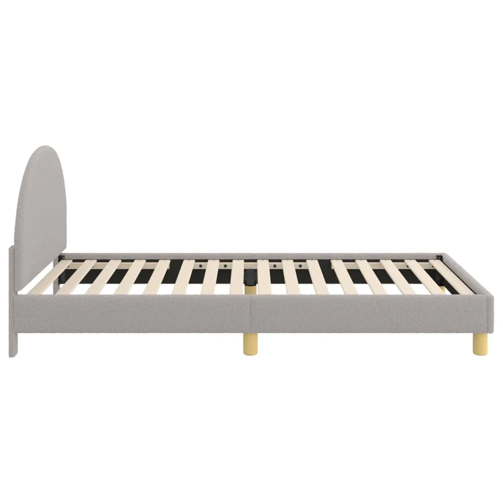 Struttura letto bambini con testata-Giroletto per bambini Grigio Chiaro 80 x 200 cm 801914