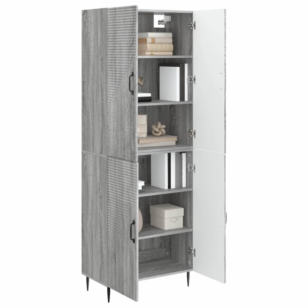 Set di armadi 2 pcs Sonoma grigio 66 x 34,5 x 89,5 cm 3416625