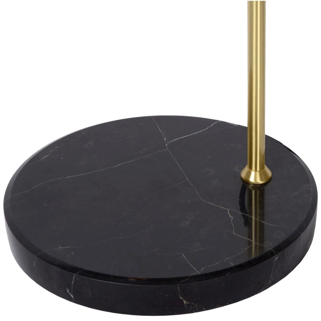 Lucide JULIUS lampada da terra nera oro E27 25W 158cm