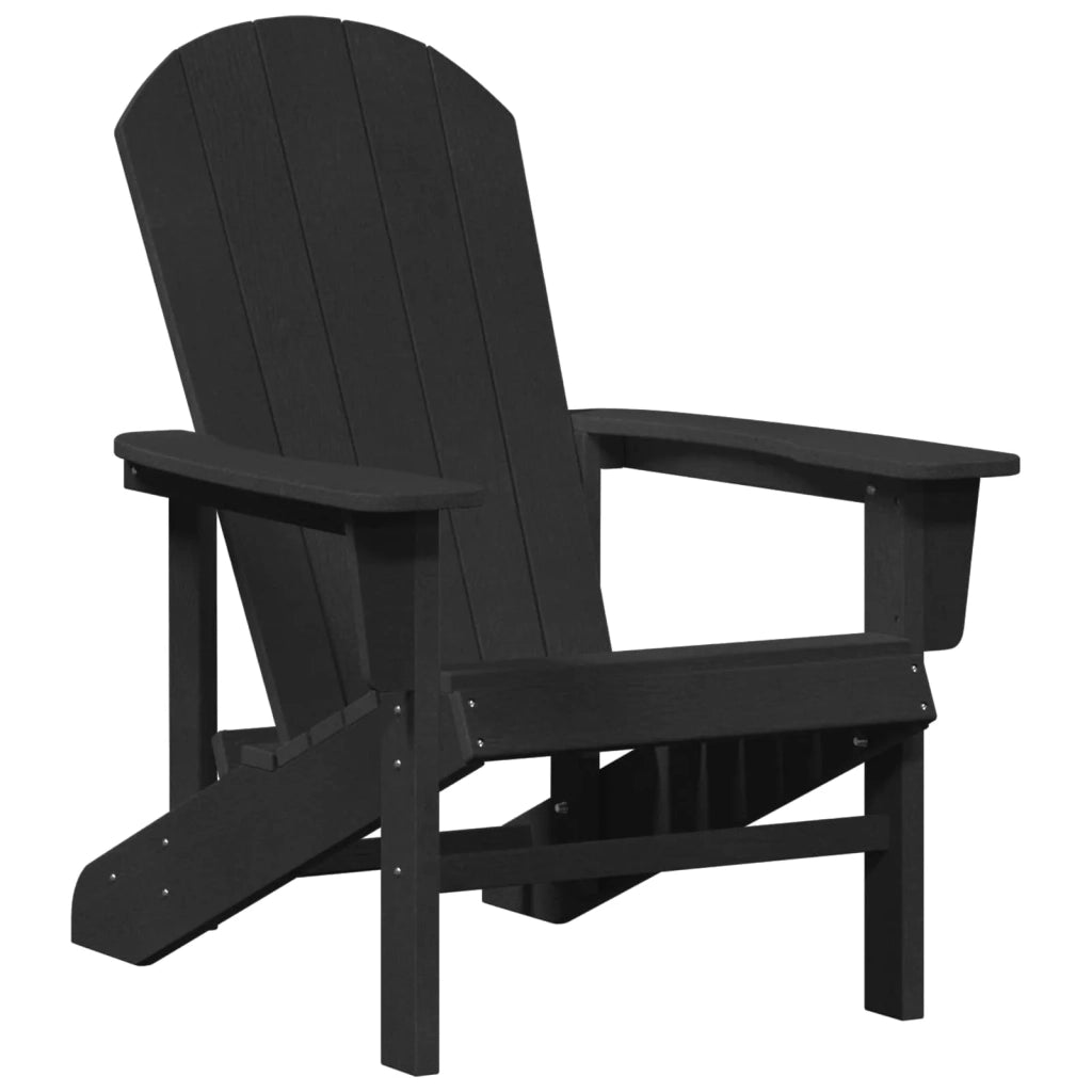 Sedia Adirondack Nero 82 x 74 x 92 cm HDPE 42006623