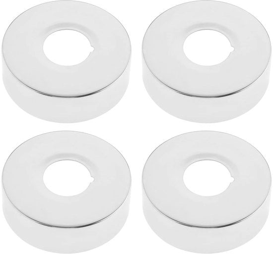Douchiatura a filo per doccia - 4 pezzi - Acciaio inox - Acciaio inox cromato - Decorative dadi - Adatto per la stanza da bagno