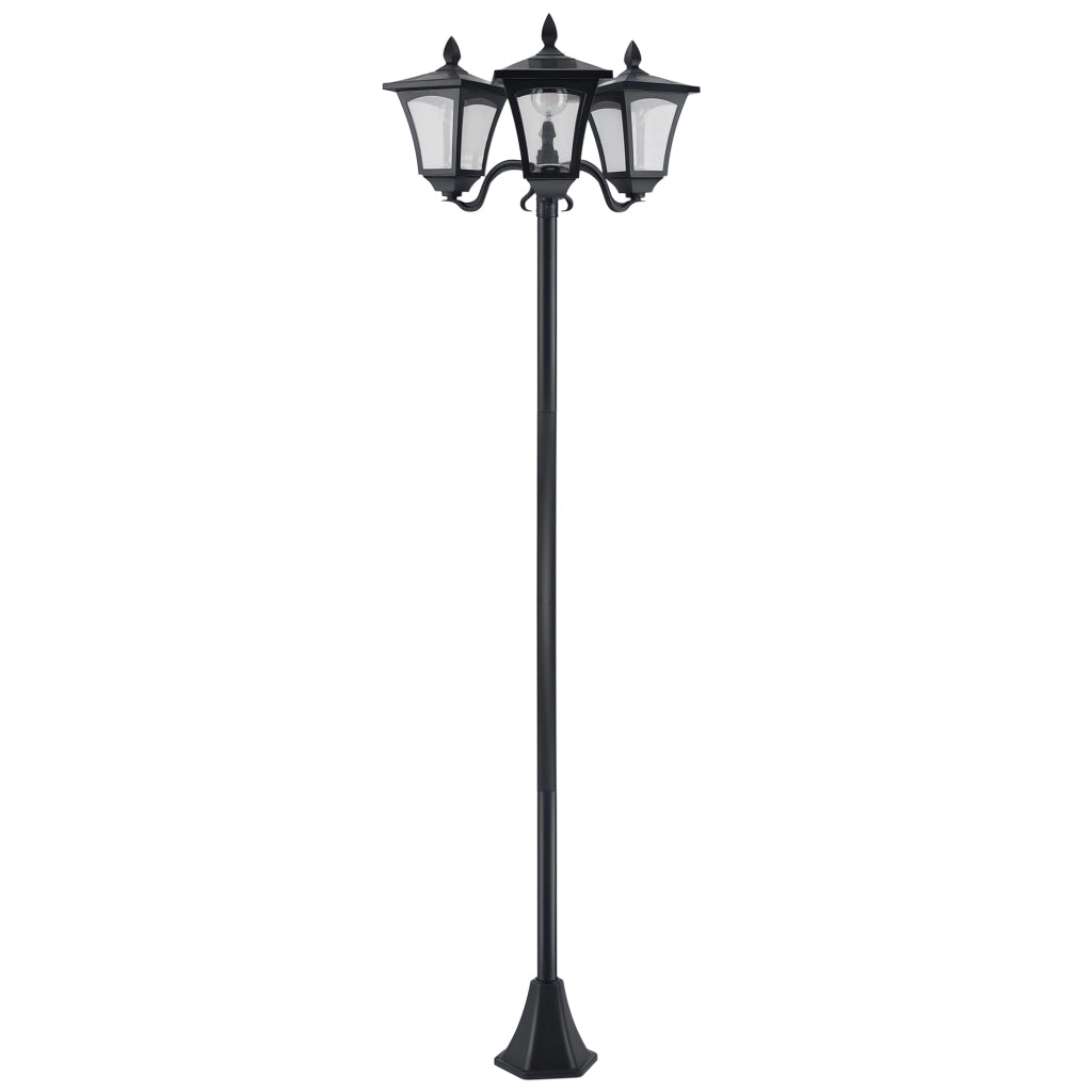 Lampada da giardino solare LED 3 luci ¨C Minimal ¨C grigio 182.5 cm IP44
