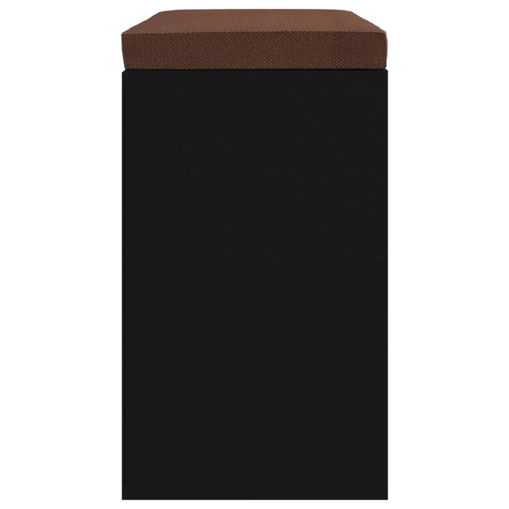 Scarpiera | Mobile per scarpe Nera 103x30x48 cm in Legno Multistrato