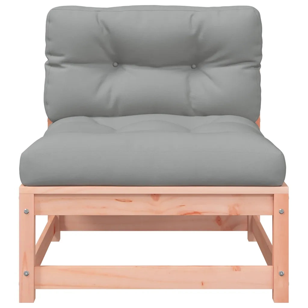 Divano da Giardino Senza Braccioli con Cuscini e Poggiapiedi-Sofa da Giardino-Divano da esterno 993993