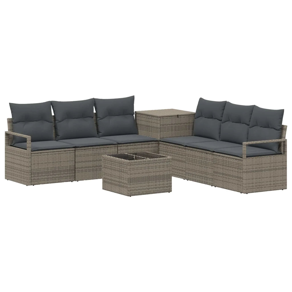 Set di divani 8 pz Grigio e Grigio Scuro 3448168