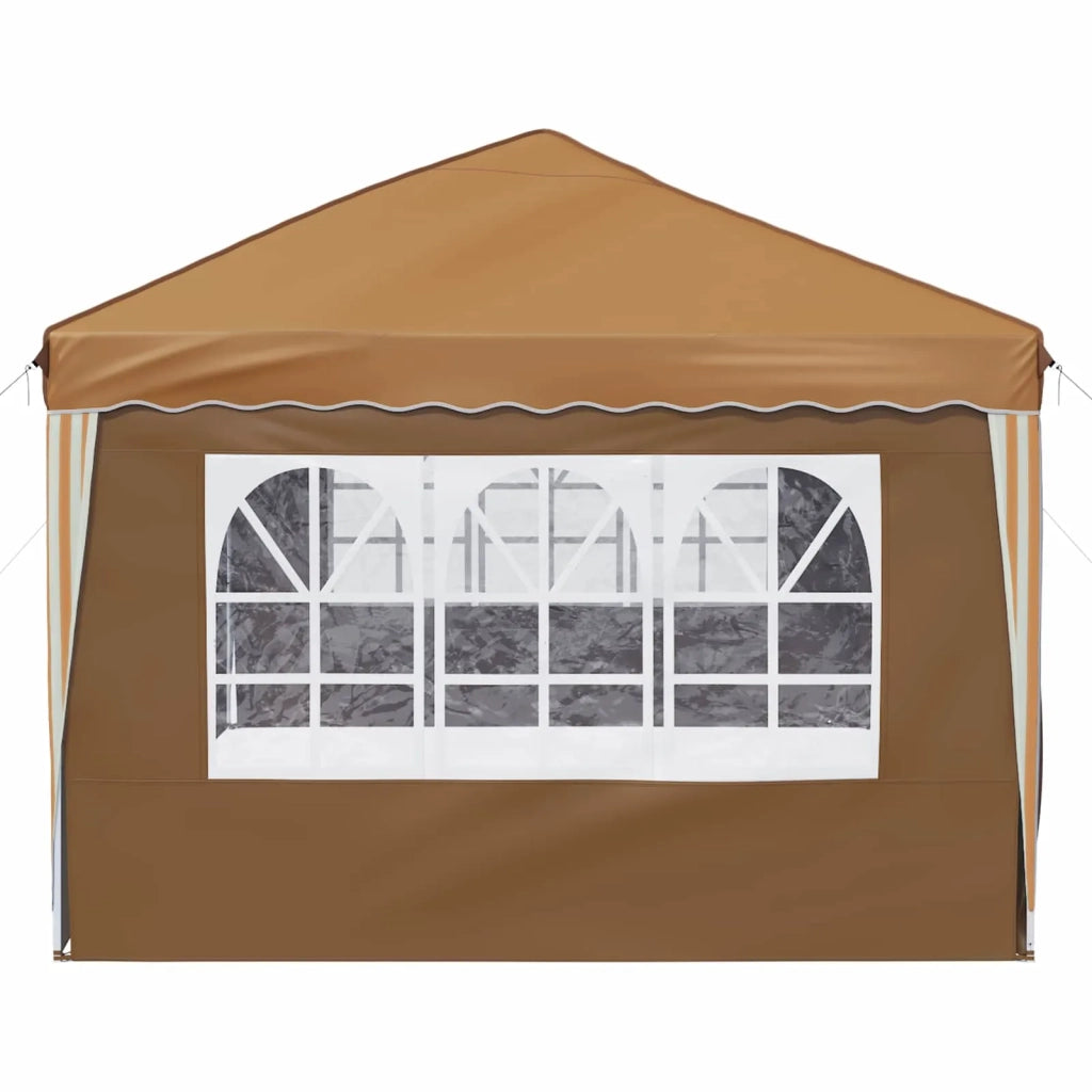 Tenda per feste a pop-up-Gazebo 575 x 288 x 245 cm Beige