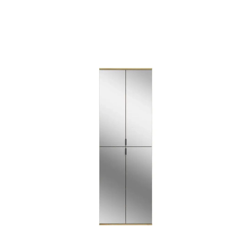 Armadio 4 porte con specchi – Rovere chiaro – BODITE