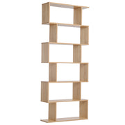Libreria Scaffale Design Moderno ¨C Minimal ¨C Rovere Chiaro 80x23x192