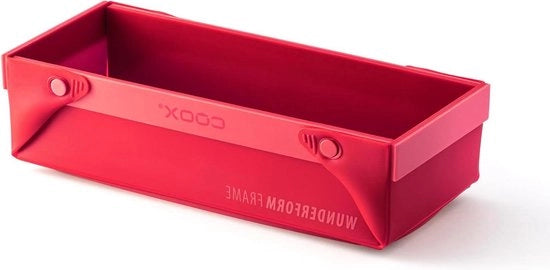 Bakvorm Siliconico Opvougbile per Torta e Pane - Frame L Rood