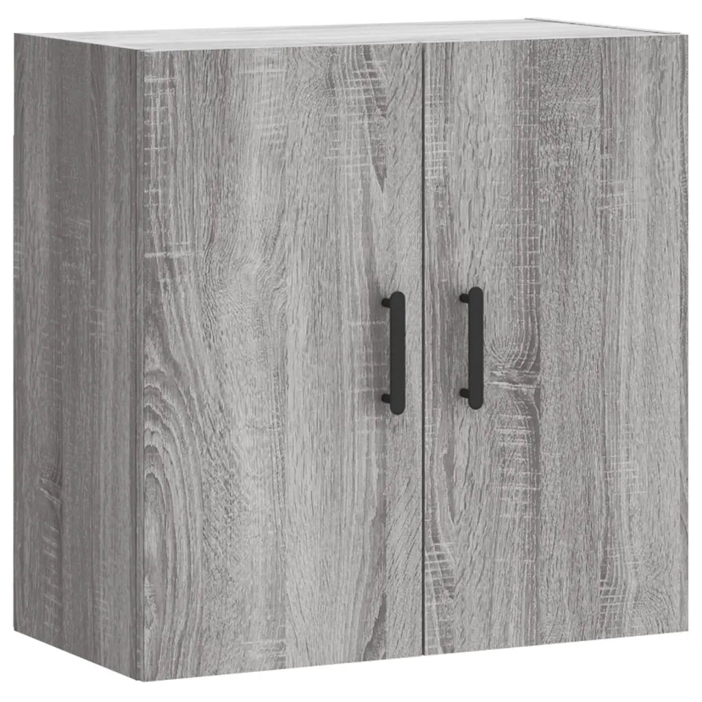 Mobiletto a parete moderno pratico e decorativo 60 x 31 x 60 cm legno composito grigio 02_0048813