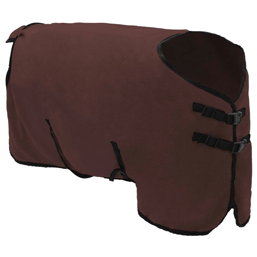 Coperta per Cavalli Marrone Scuro Completo 115 cm Poliestere CFW1111758