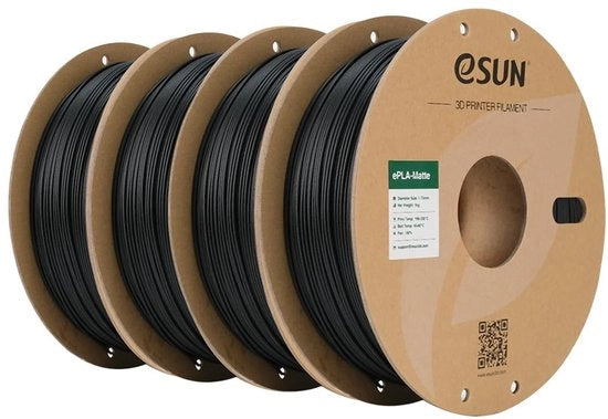 Filamento per Stampante 3D PLA 1.75mm - Nero Scuro - 4KG