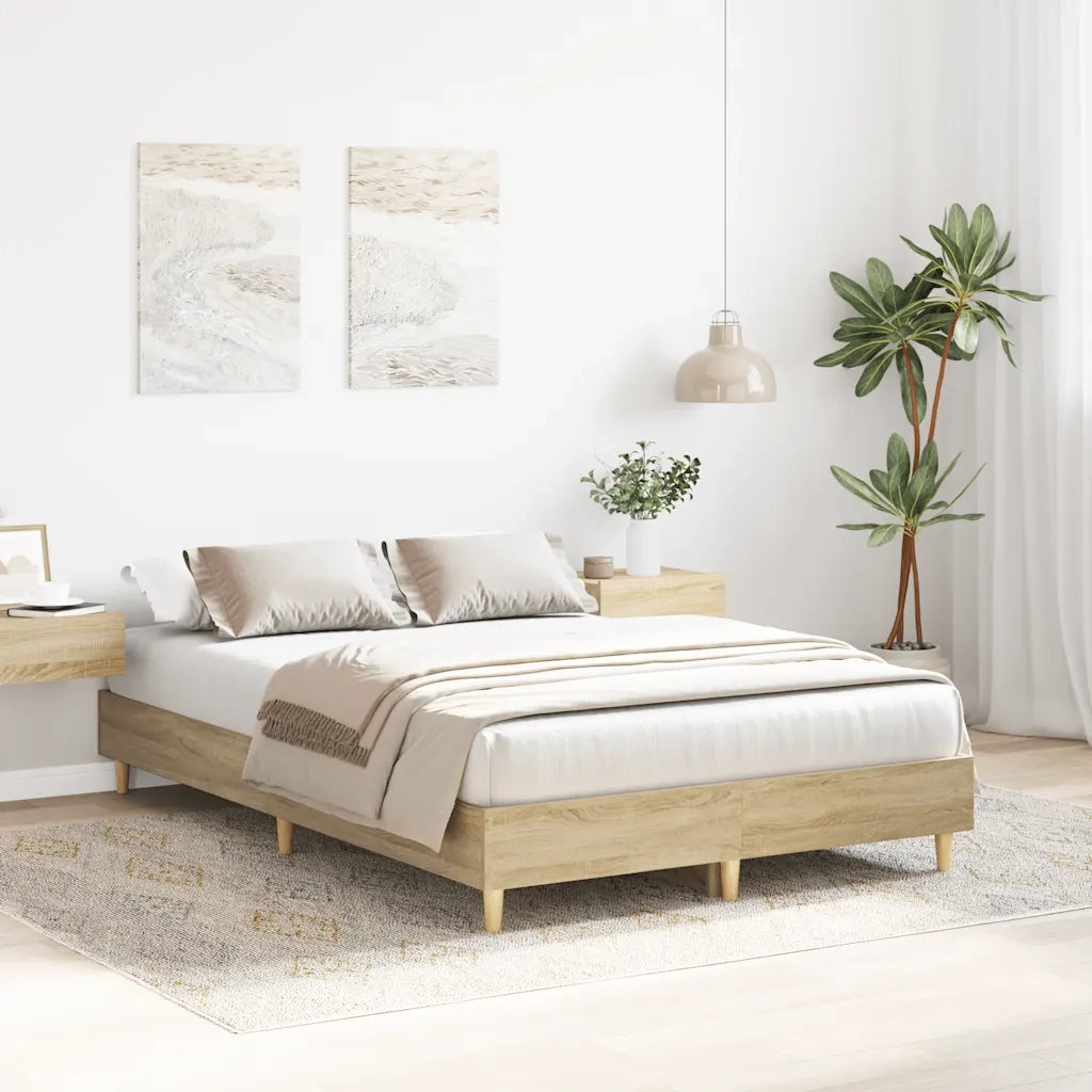 Giroletto senza Materasso Rovere Sonoma 120x200cm in Truciolato 861032