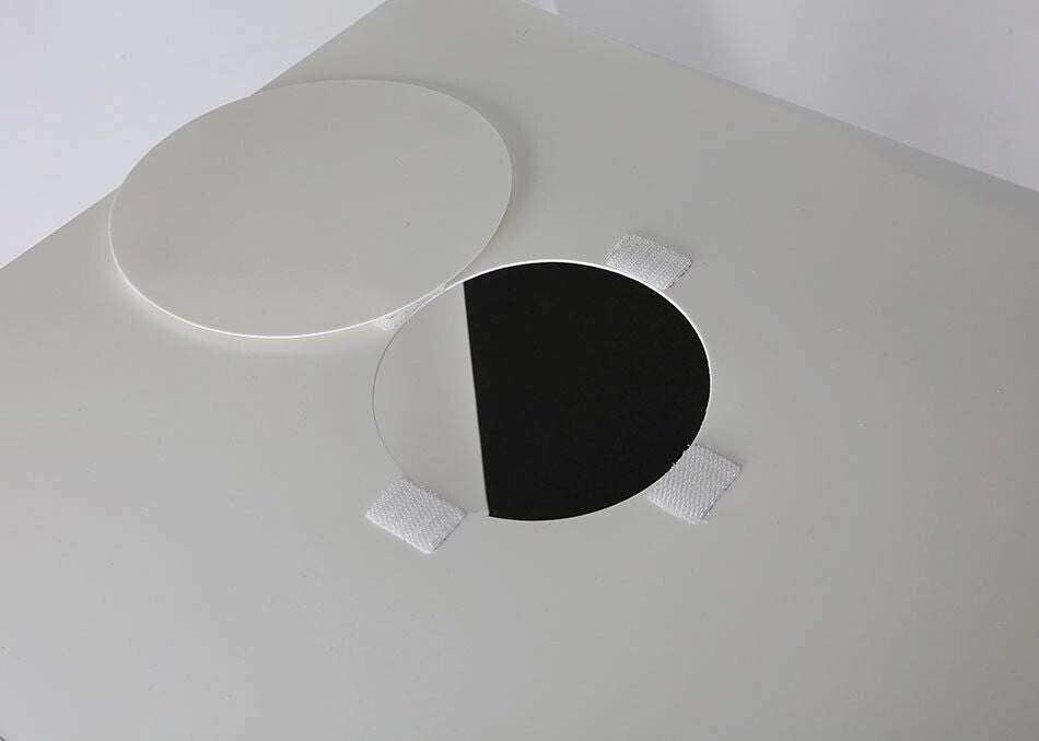 STUDIO SET FOTOGRAFICO PORTATILE GRANDE 30CM LIGHT BOX CON LUCI LED 2 SFONDI