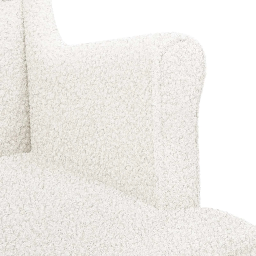 Poltrona Crema Bouclé 42029891